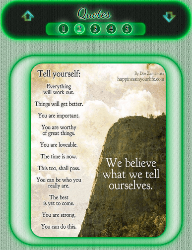 Believe For April ~ Janet's Planet Quotes